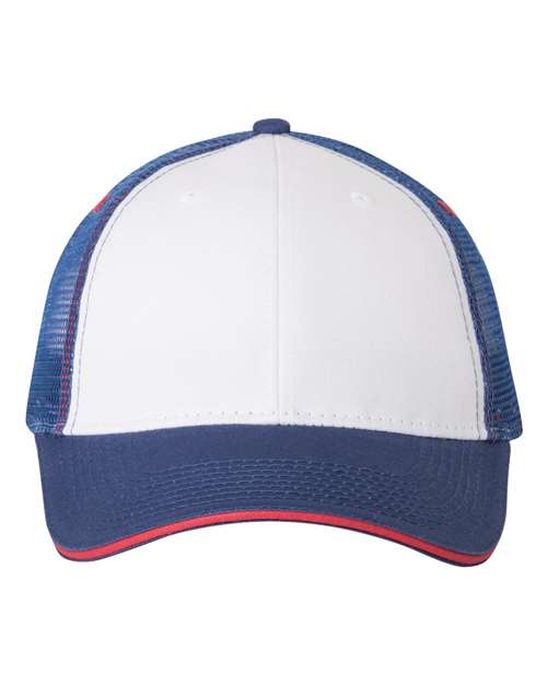 Valucap S102 Trucker Sandwich Visor Cap