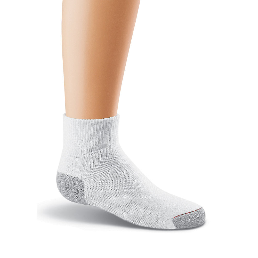 Hanes Ultimate Boys' Ankle EZ Sort® Socks 6-Pack (M-L),Style 362/6
