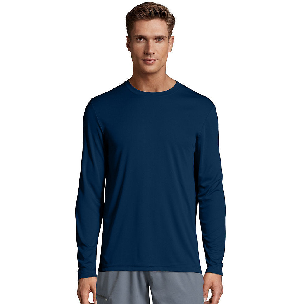 Hanes Cool Dri Performance Men's Long-Sleeve T-Shirt, Style 482L