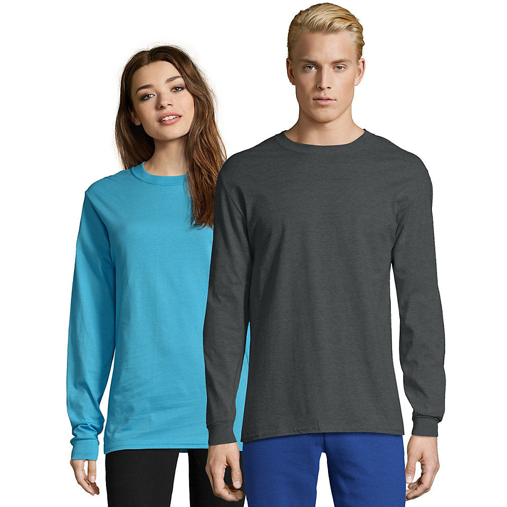 Hanes Adult Beefy-T Long-Sleeve T-Shirt, Style 5188