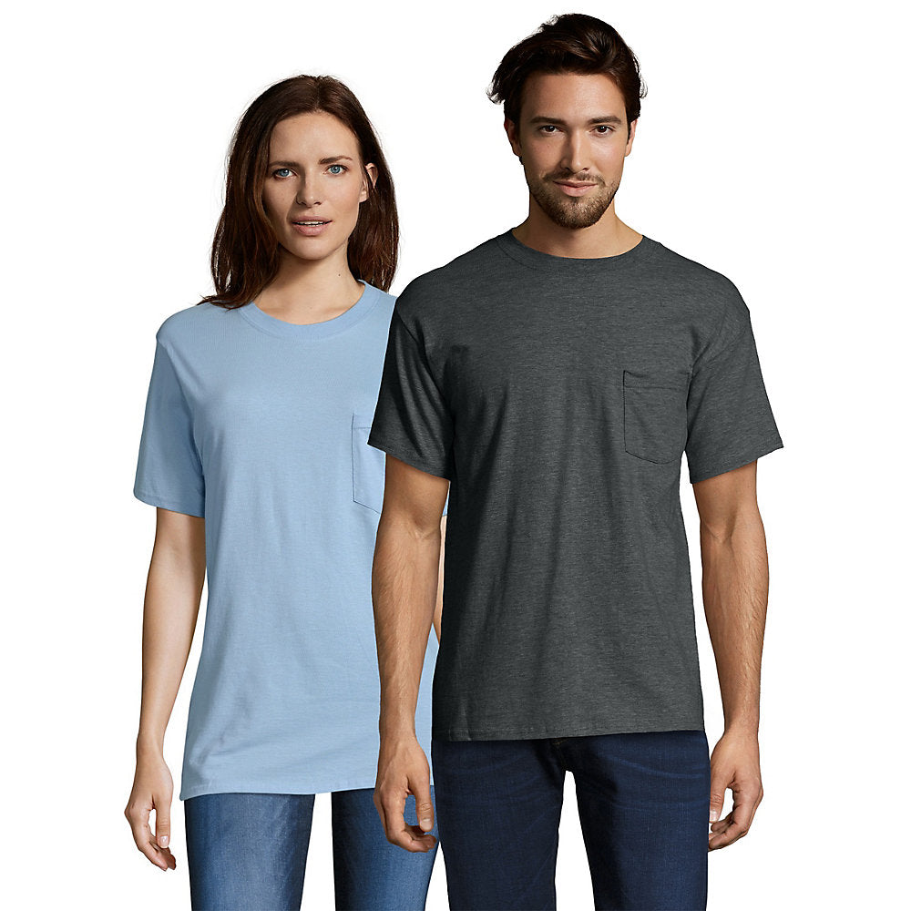 Hanes Beefy-T Adult Pocket T-Shirt, Style 5190