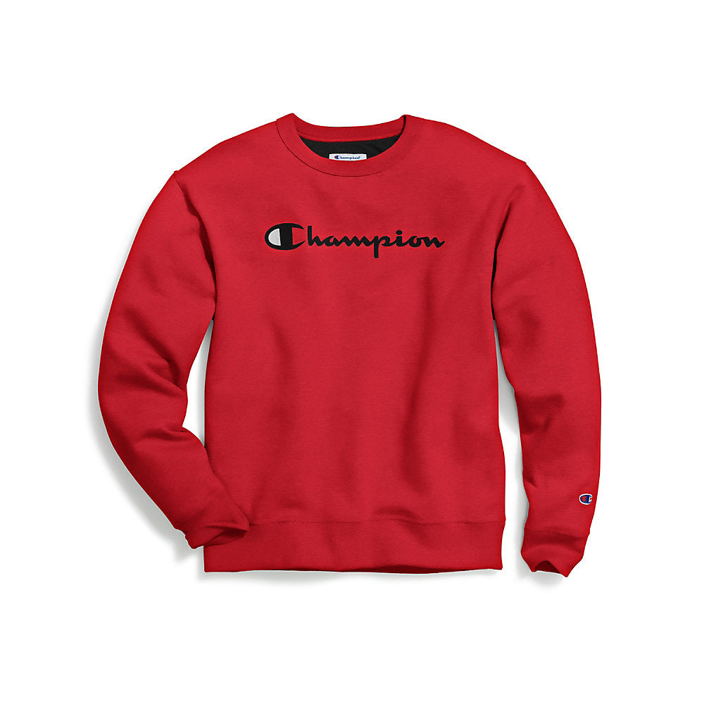 Champion Men's Powerblend® Crew, Script Logo,Style GF88H Y06794*FREE SHIP*