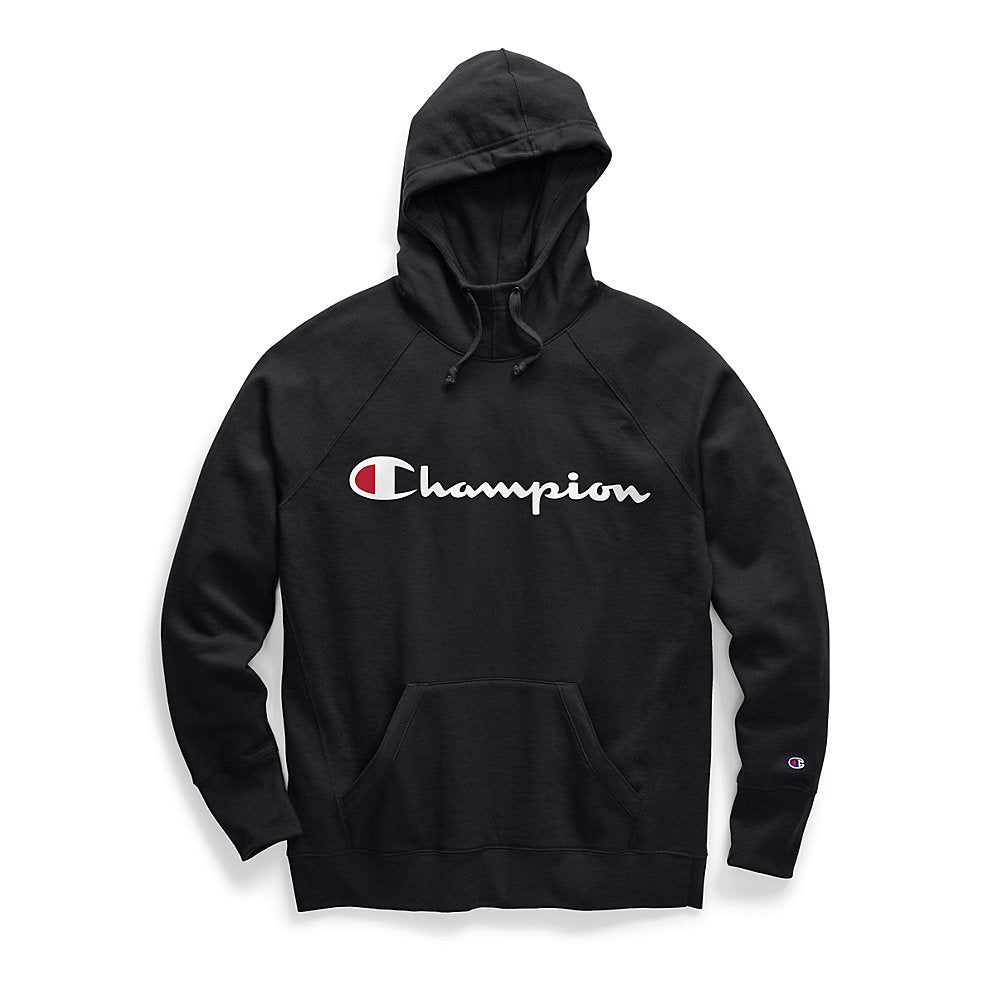 Champion Women's Powerblend® Fleece Pullover Hoodie, Script Logo, Style GF934 Y07418