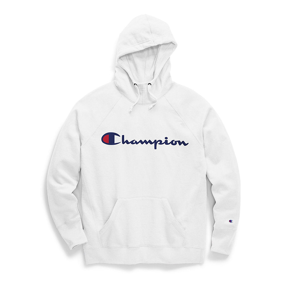 Champion Women's Powerblend® Fleece Pullover Hoodie, Script Logo, Style GF934 Y07418