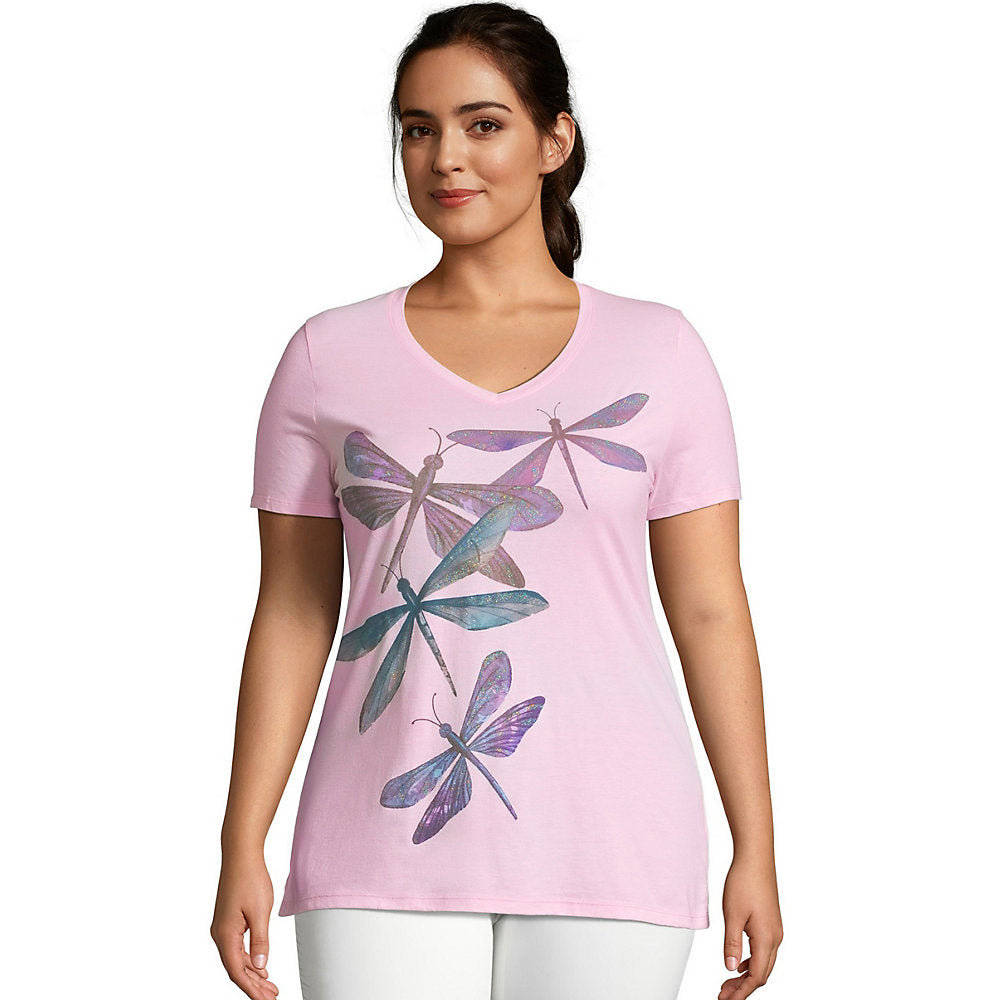 Just My Size Dragonfly Ascending Short Sleeve Graphic T-Shirt, Style GTJ181Y07186