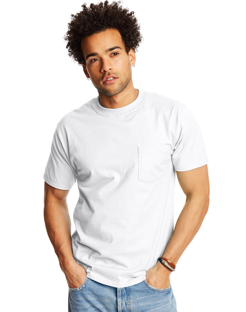 Hanes Beefy-T Adult Pocket T-Shirt, Style 5190