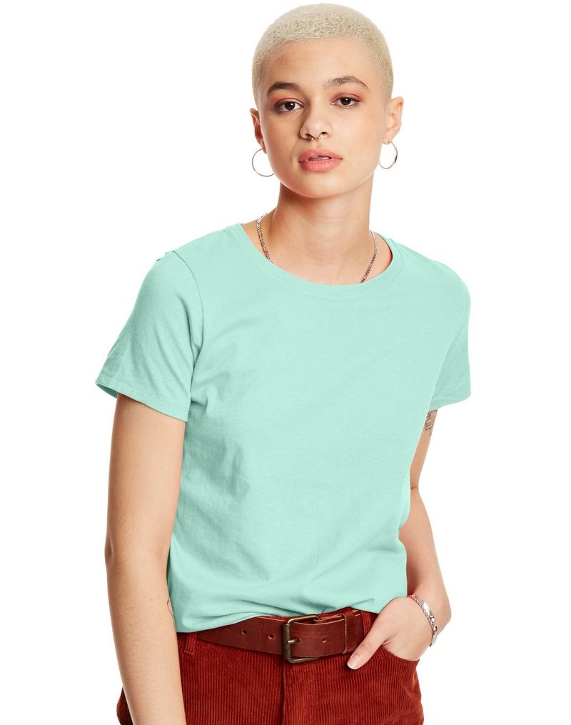 Hanes WoMen's Relaxed Fit Jersey Comfortsoft Crewneck T-Shirt, Style 5680