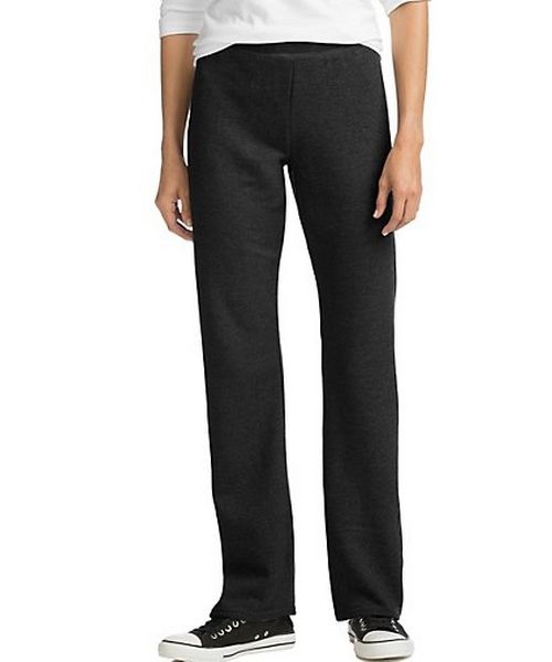 Hanes EcoSmart® Petite Women's Sweatpants With Open Bottom Legs, Fleece Style O4634