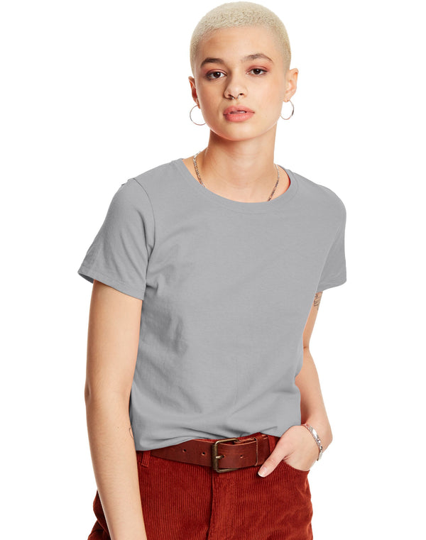 Hanes WoMen's Relaxed Fit Jersey Comfortsoft Crewneck T-Shirt, Style 5684