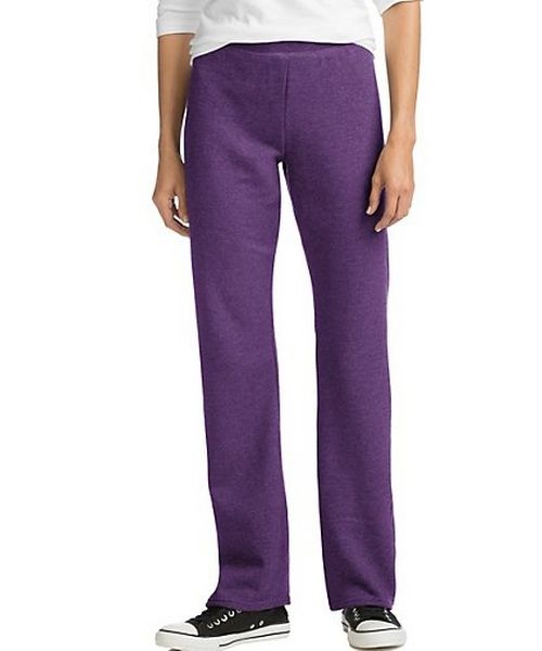 Hanes EcoSmart® Petite Women's Sweatpants With Open Bottom Legs, Fleece Style O4634