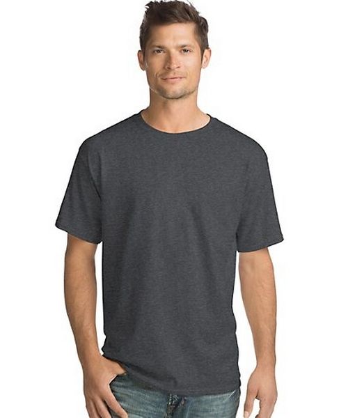 Mens ComfortBlend White V-Neck T-Shirts 2XL, 4 Pack 