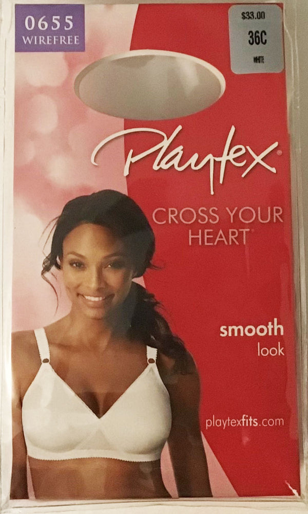 Playtex Cross Your Heart Lightly Lined Wirefree Bra, Style US0655
